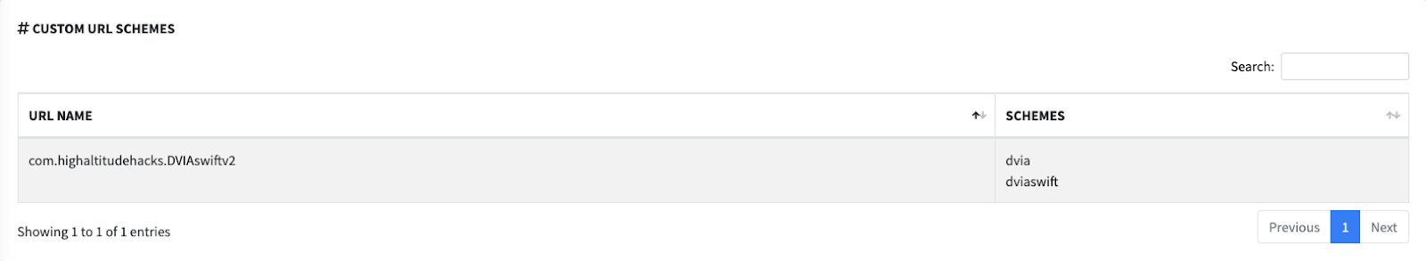 Отображение кастомных URL схем в MobSF