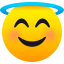 Smiling face with halo :innocent: 😇
