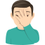 Man facepalming: light skin tone :man_facepalming_tone1: 🤦🏻♂️