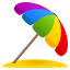 Umbrella on ground :beach_umbrella: ⛱️