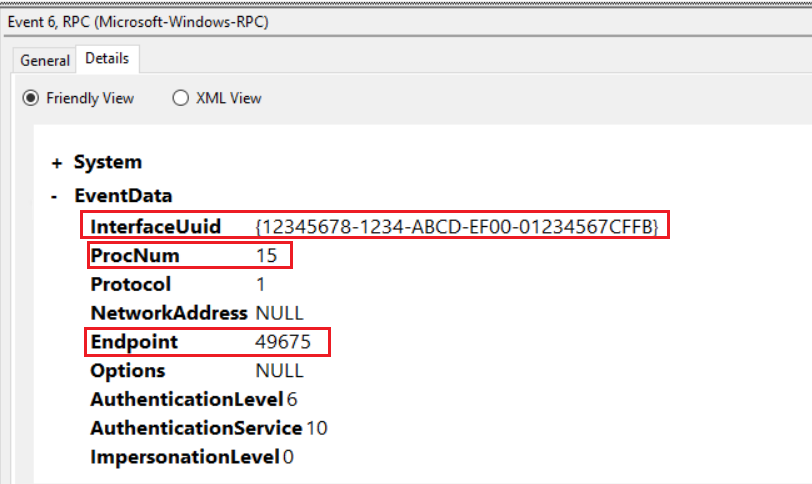 Рисунок 20. Вызов функции NetrServerAuthenticate2 (Opnum 15)