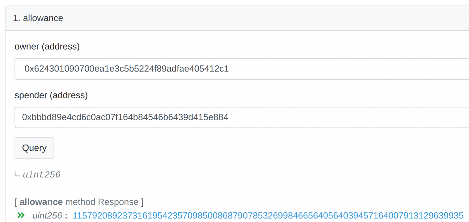 Рисунок 8. Выданное разрешение на использование токена ABR не отозвано жертвой