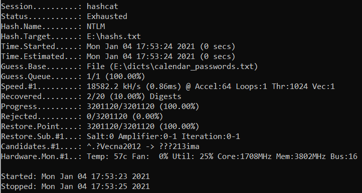 Перебор по словарю