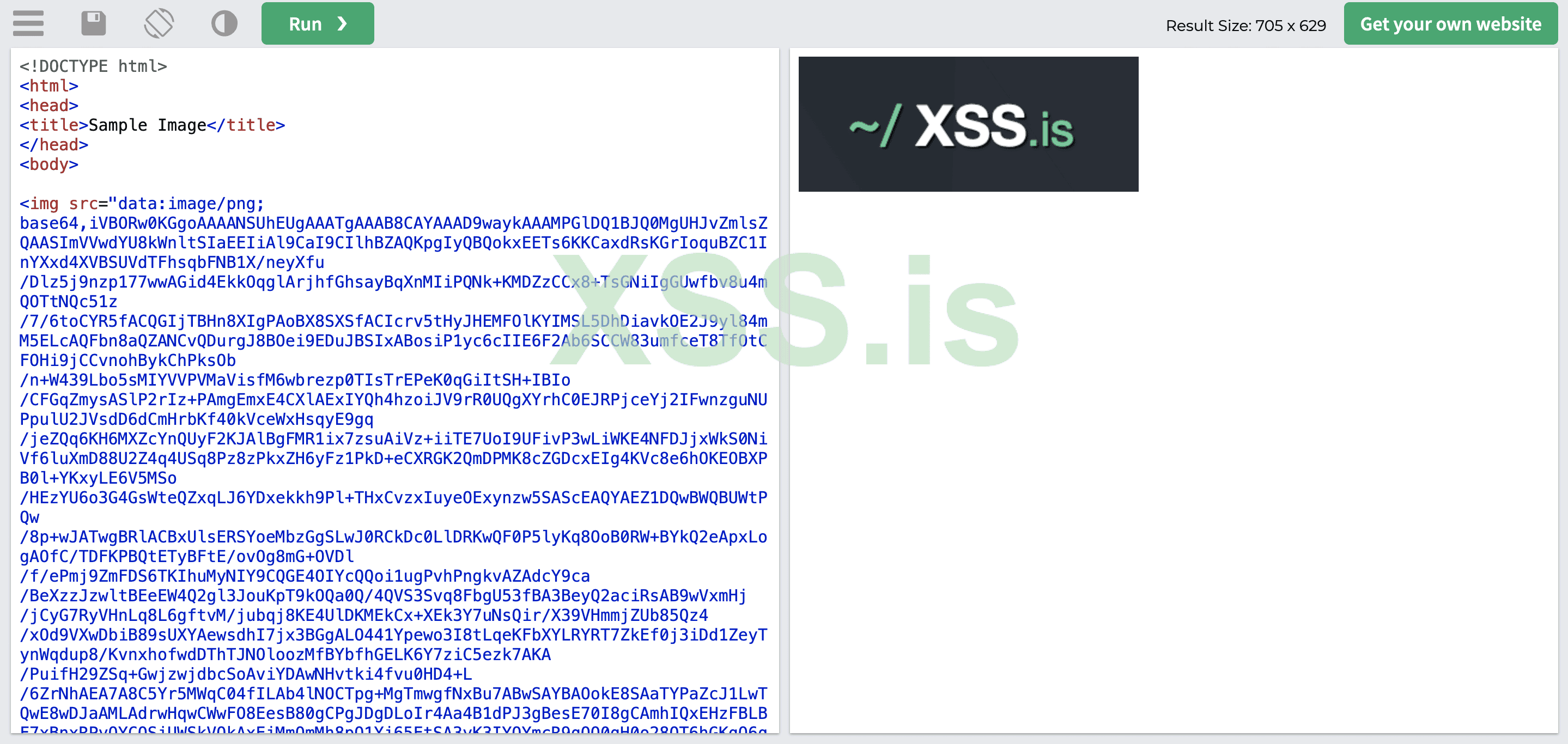 Изображение [1]: Закодированное изображение