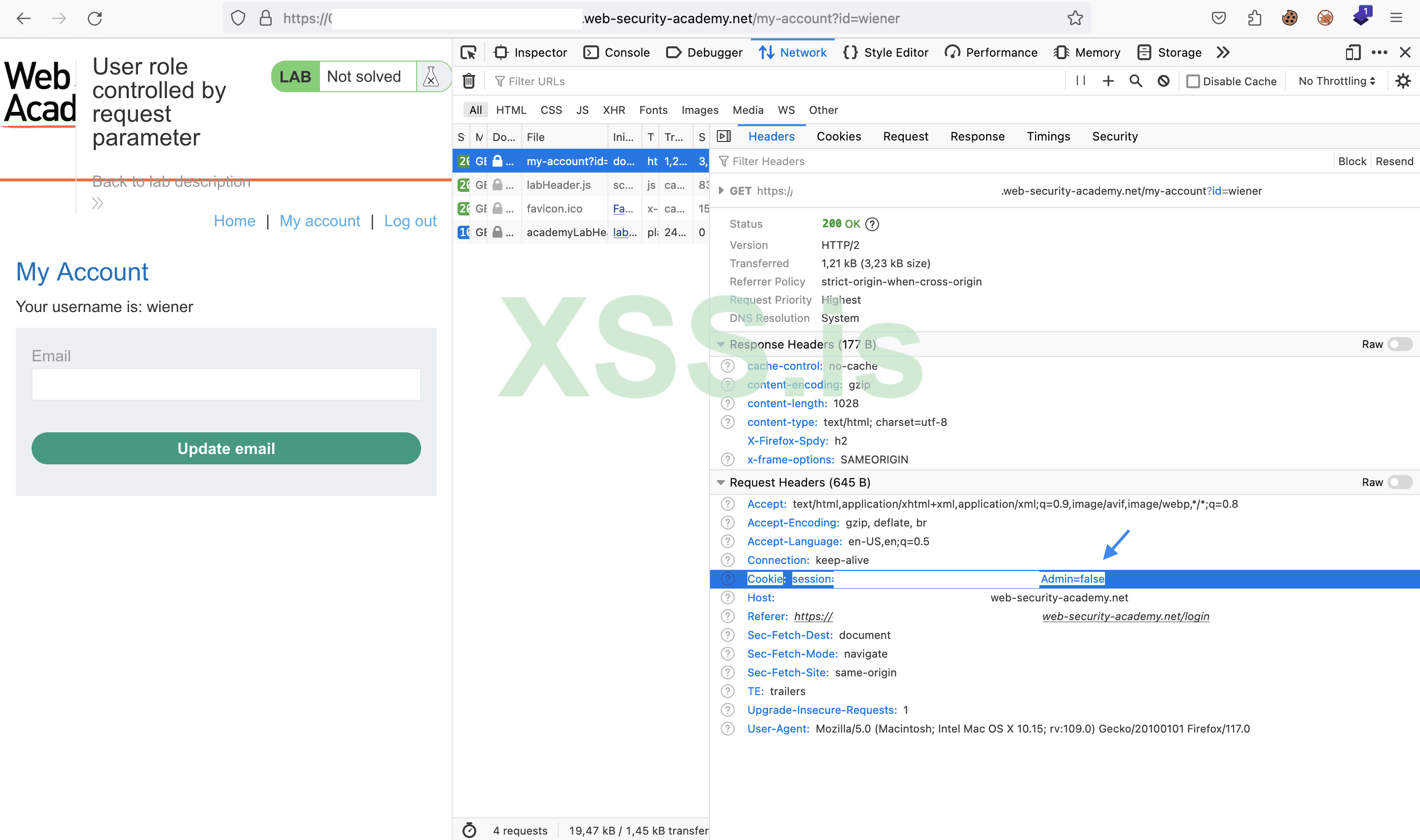 Изображение [3]: Проверка cookie