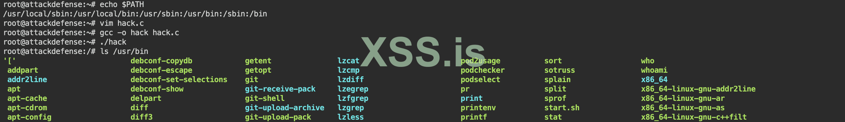 Изображение [34] : Проверка /usr/bin