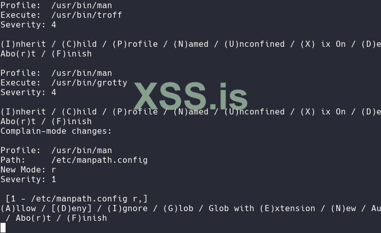 ответы на вопросы чередуются между Inherit (Наследовать) и Allow (Разрешить)