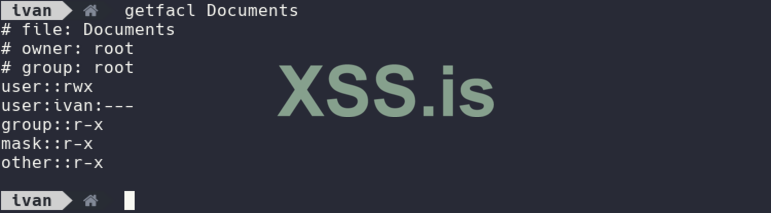 getfacl файл/каталог