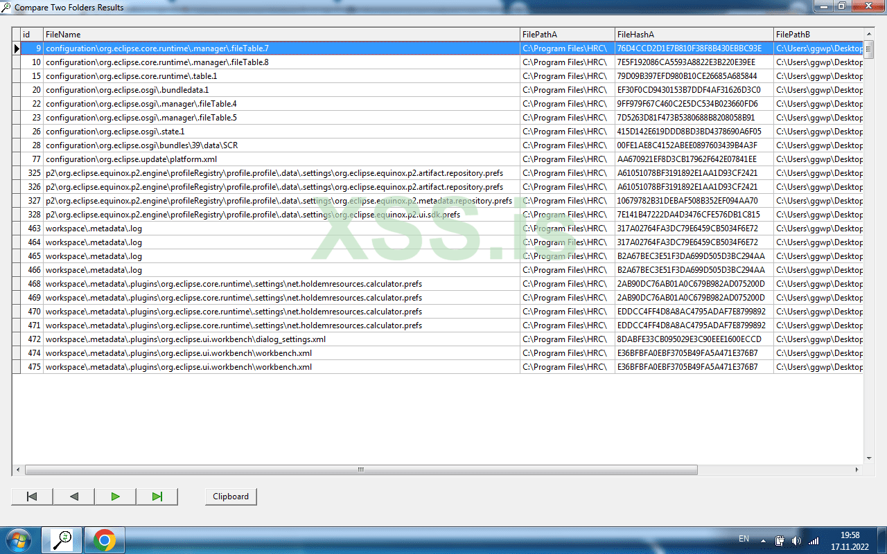 файлы с обоих компов,с отличающимися хешами.png