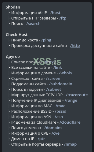 Команды обычных пользователей
