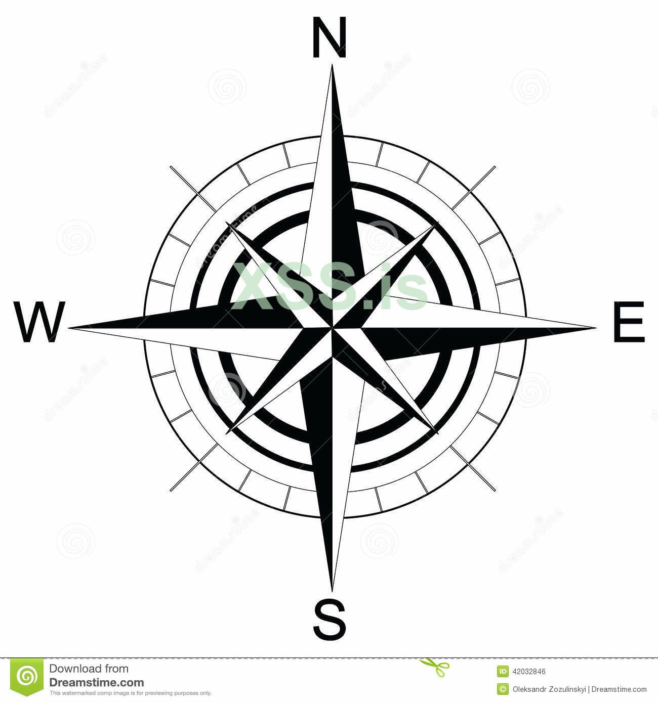 черно-бе-ый-компас-растр-42032846.jpg