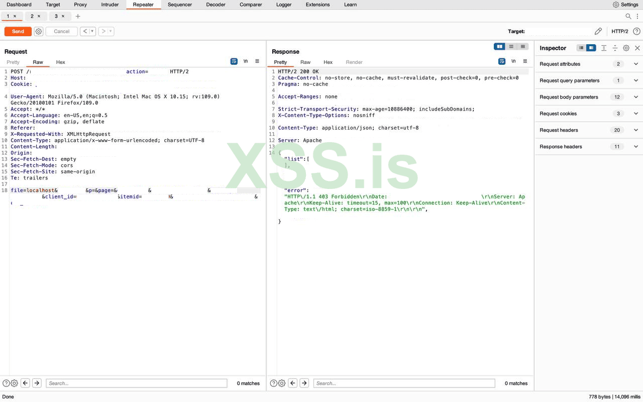 Изображение [4]: Отправка запроса с URL-адресом localhost