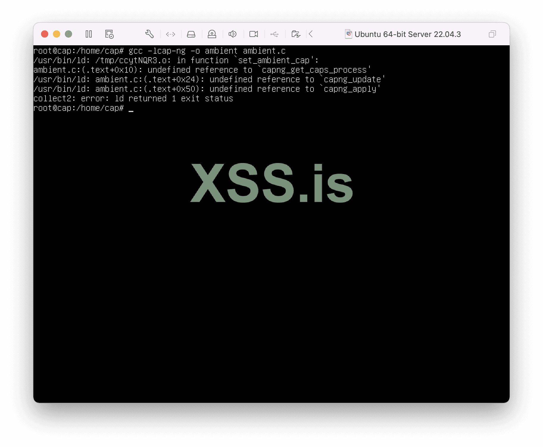 Изображение [34]: Cообщение об ошибке
