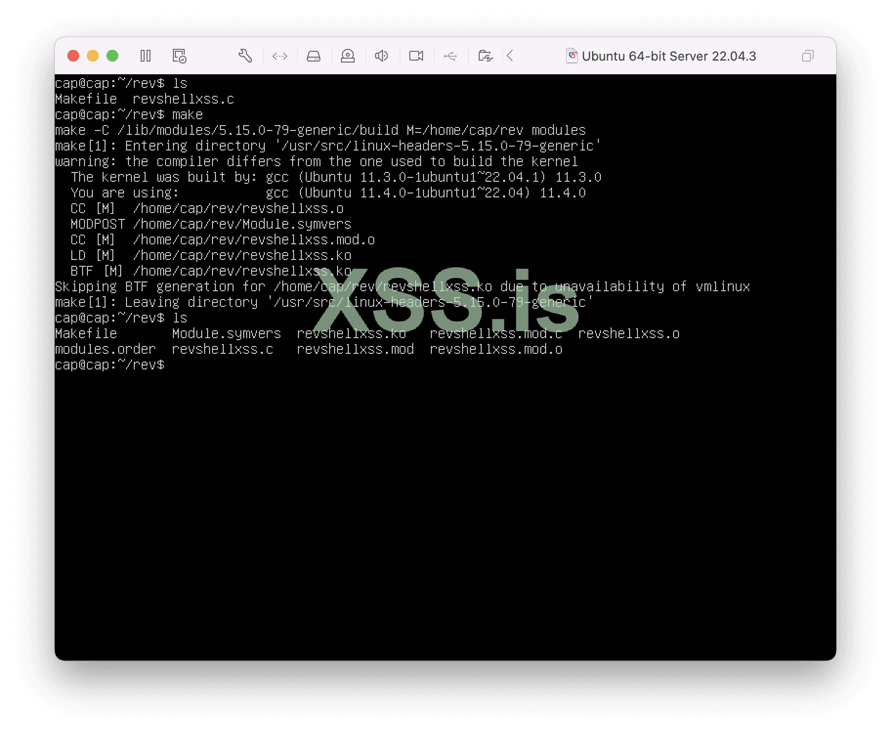 Изображение [40]: Создание модуля ядра