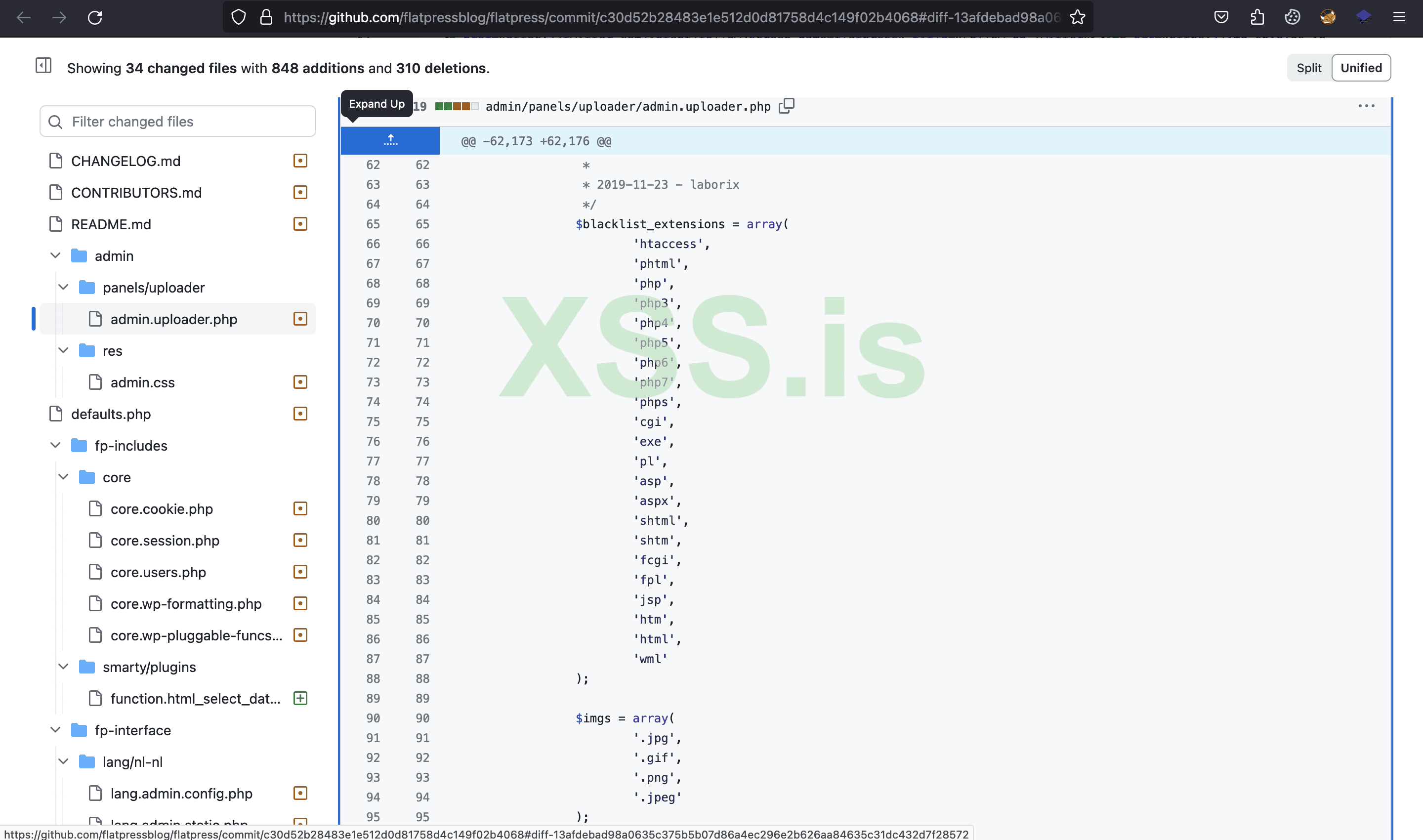 Изображение [10]: Фиксация на Github
