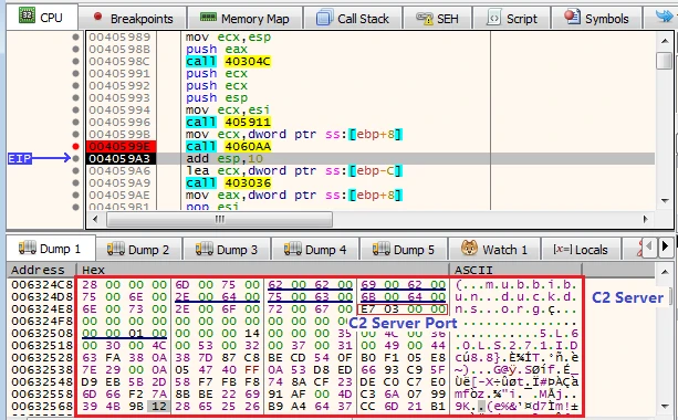Рисунок 1.1 – Блок конфигурации, расшифрованный RC4